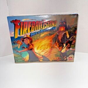 New 2021 FIREBALL ISLAND Race To Adventure Retro Board Game Sealed by Goliath